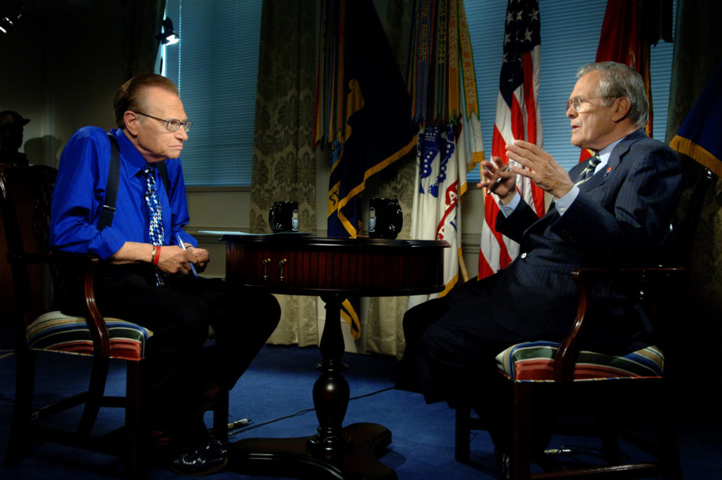 Larry King - Legend of Low Structure Interviewing