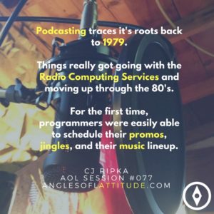 how old is podcasting